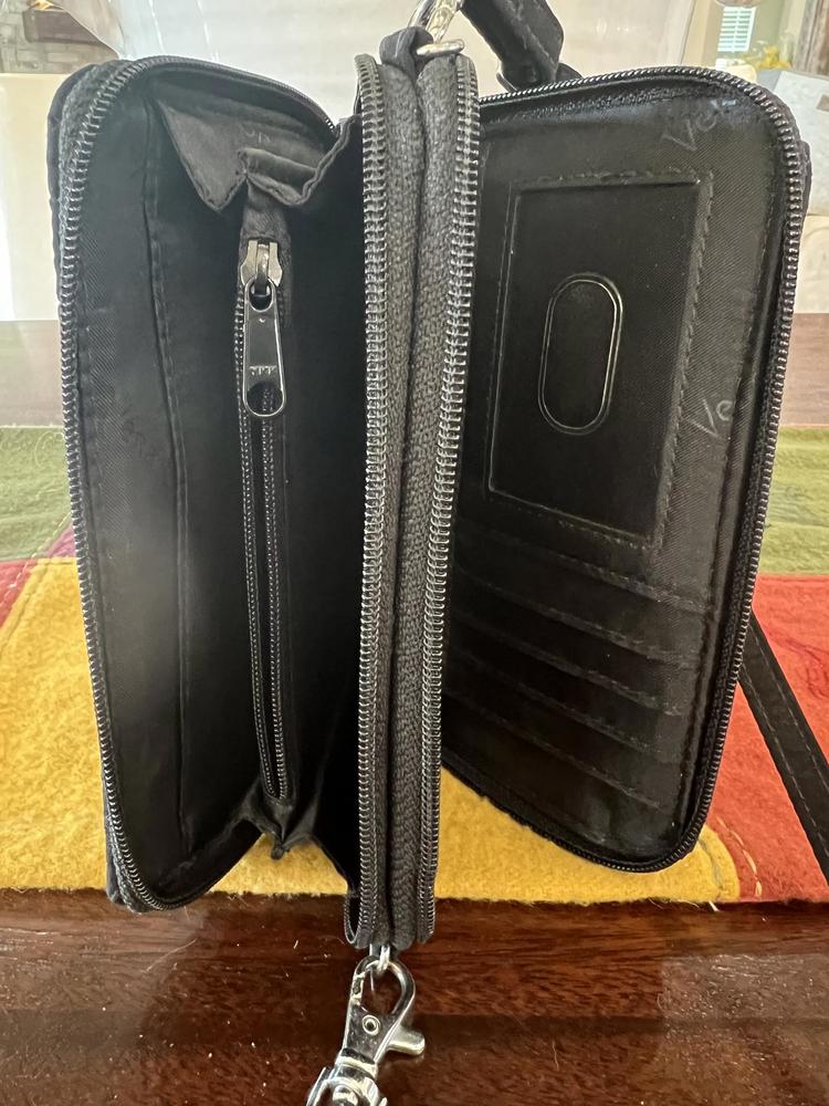 Vera Bradley Black Quilted Crossbody